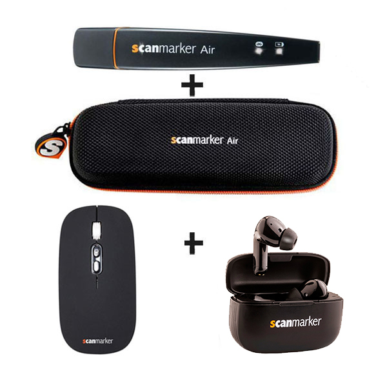 Scanmarker Air & pouzdro & sluchátka & myš Sada Scanmarker Air & pouzdro & sluchátka.